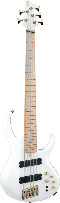 IBANEZ Bass Workshop BTB Electric Bass 5-String Multi Scale - Pearl White Matte
