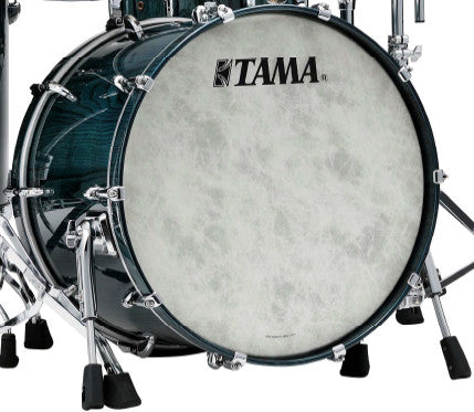 TAMA STAR Walnut Bass Drum 22" x 16" - Light Indigo Japanese Chestnut/Chrome HW