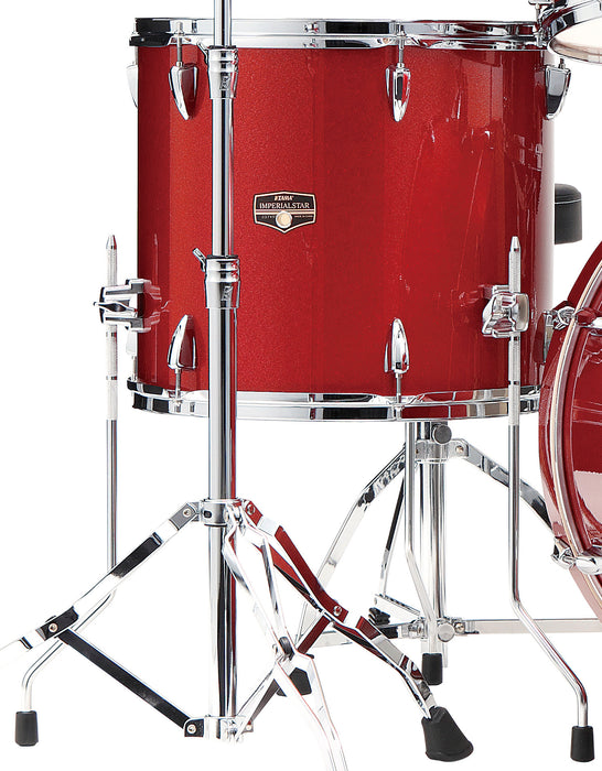 TAMA Imperialstar Floor Tom 16" x 14" - Burnt Red Mist/Chrome HW
