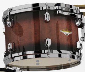 TAMA Straclassic Maple Exotic Rack Tom 10" x 7" - Tobacco Sunburst Movingui/Black Nickel HW