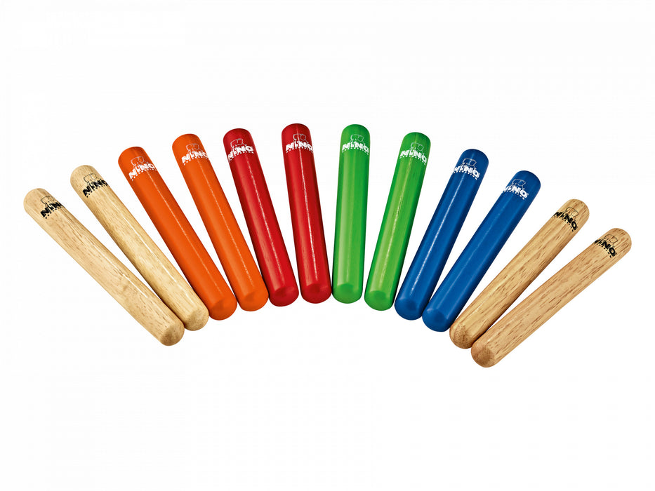 NINO Percussion Wood Claves Pack