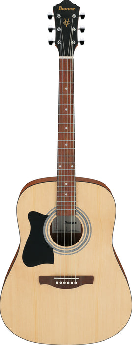 IBANEZ Acoustic Jam Pack 6-String Lefty - Open Pore Natural + Bag, Strap, Tuner, Picks