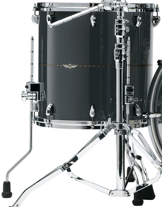 TAMA STAR Walnut Floor Tom 16" x 14" - Smoky Black/Chrome HW