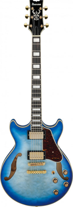 IBANEZ Artcore Expressionist AM Hollow Body Guitar 6-String - Jet Blue Burst