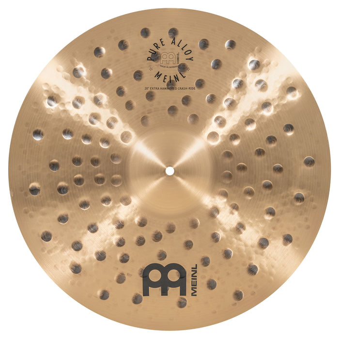 MEINL Cymbals Pure Alloy Extra Hammered Crash-Ride - 20"