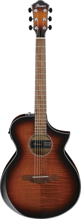 IBANEZ AEWC 6-Str Transparent Black Sunburst
