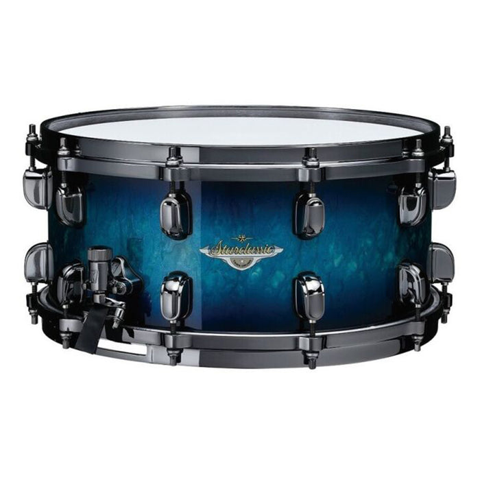 TAMA Starclassic Maple Snare Drum 13" x 6" - Molten Electric Blue Burst/Black Nickel HW