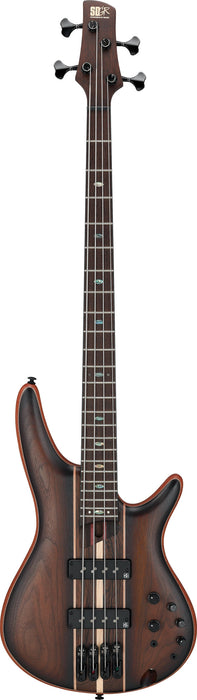IBANEZ Premium SR Electric Bass 4-String - Dual Mocha Burst Flat + Gig Bag