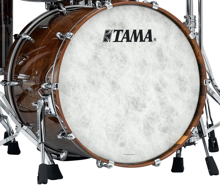 TAMA STAR Bubinga Bass Drum 22" x 16" - Natural Indian Laurel/Chrome HW/Drum Hoop Matched/with Inlay (outside)