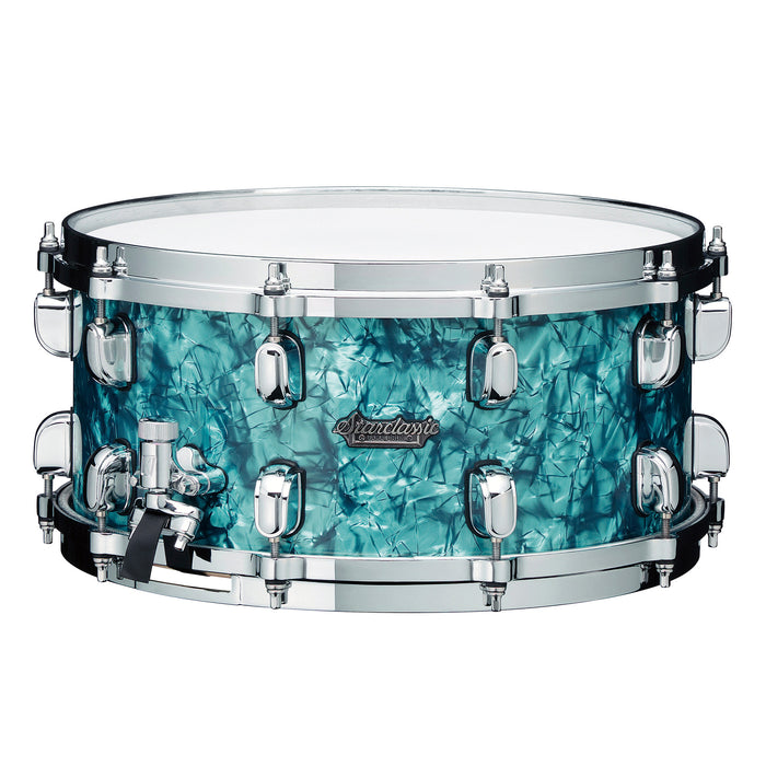 TAMA Starclassic Maple Snare Drum 14" x 6,5" - Turquoise Pearl/Chrome HW