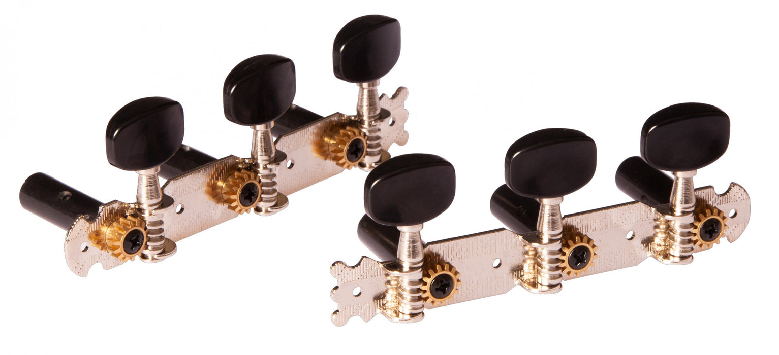 ORTEGA Student Series Guitar Tuning Machines - Chrome/Black