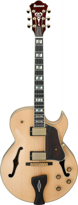 IBANEZ George Benson Signature Hollowbody Guitar 6 String - Natural + Case MF100C