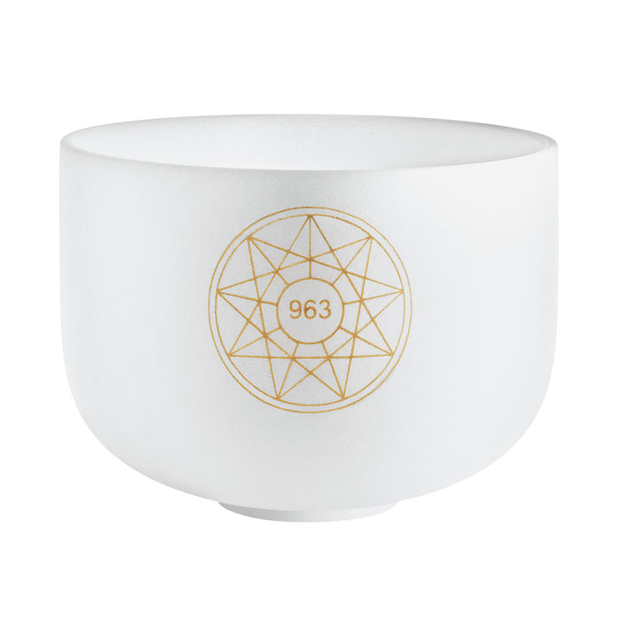 MEINL Sonic Energy Solfeggio Crystal Singing Bowl 10" - B4/963 Hz