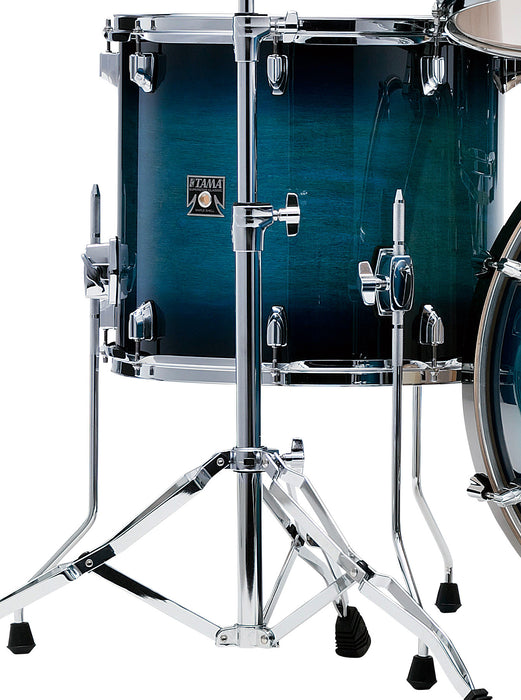 TAMA Superstar Classic Floor Tom 14" x 14" - Blue Lacquer Burst/Chrome HW