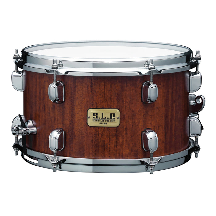 TAMA S.L.P. Mod Bubinga Snare Drum 12" x 7" - Satin Bubinga/Chrome HW