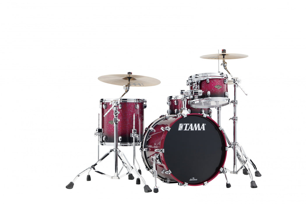 TAMA Starclassic Walnut/Birch Lacquer Shell Kit 3 pcs - Molten Raspberry Fade/Chrome HW