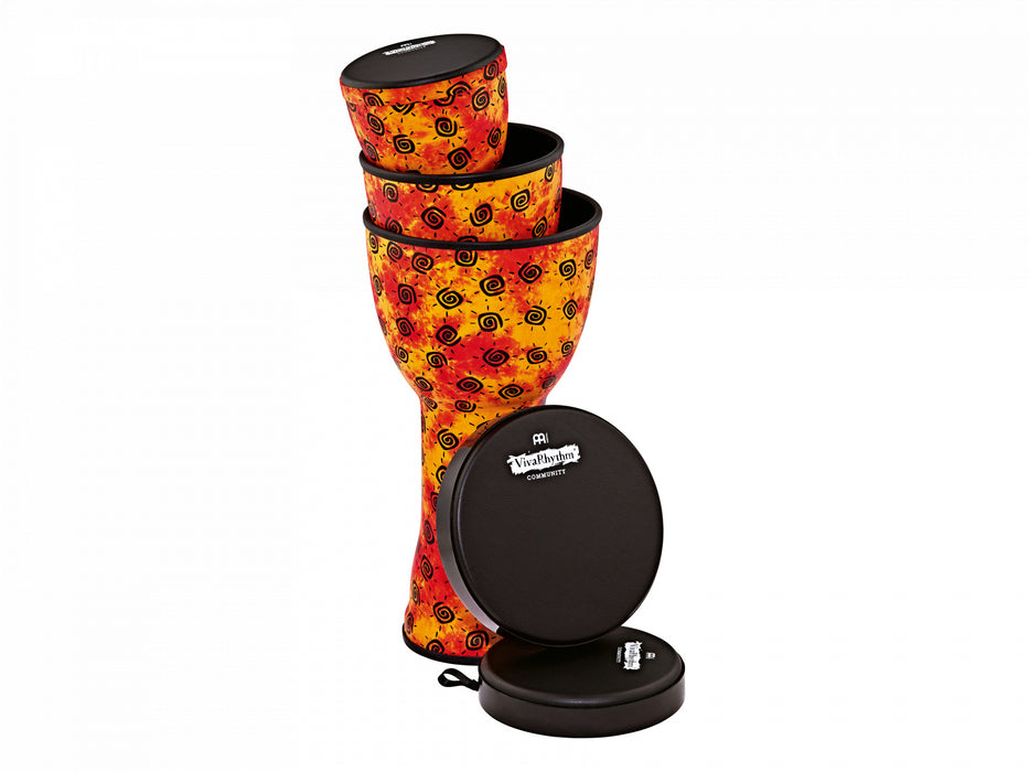 MEINL Drum Circle Djembes Series Pop Off Djembe Set - 3 pcs