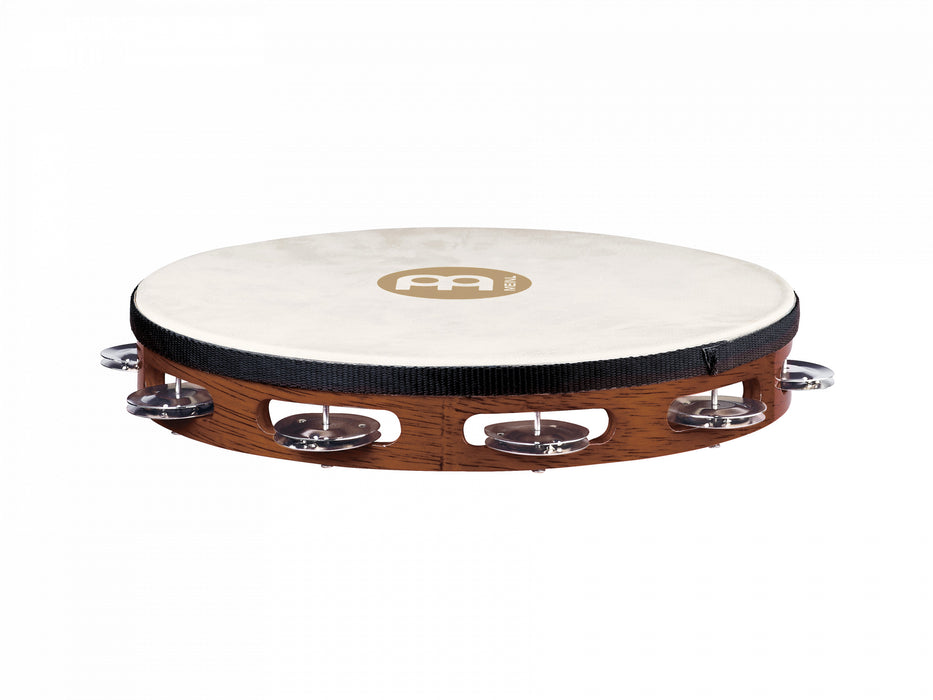 MEINL Percussion Traditional Wood Series Headed Tambourine - 10"