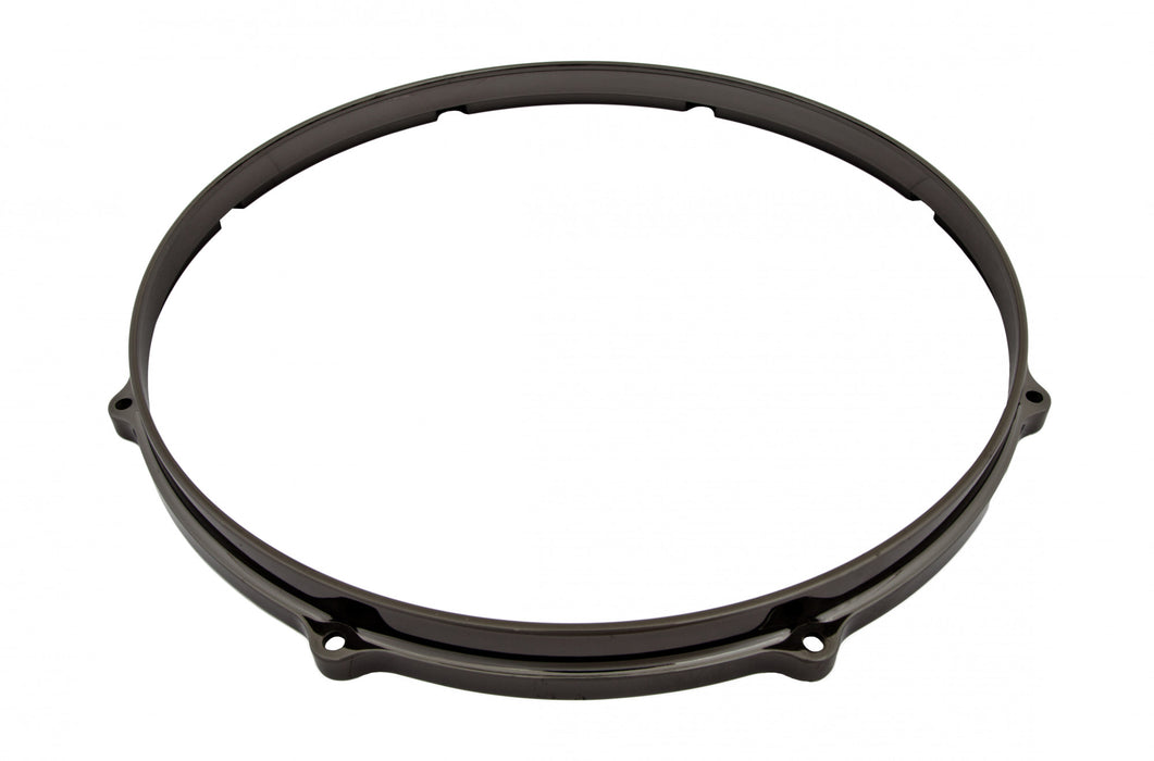 TAMA Die-Cast Hoop 14" 8-Hole - Smoked Black Nickel Batter Side