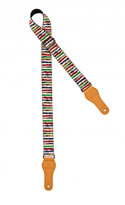 ORTEGA Creative Series Ukulele Cotton Strap - Striped