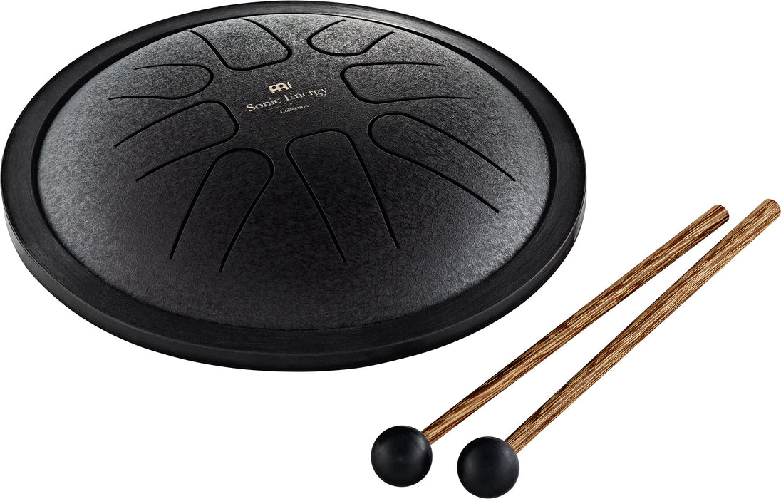 MEINL Sonic Energy Small Steel Tongue Drum 7" - F Minor/8 Notes/440 Hz - Black