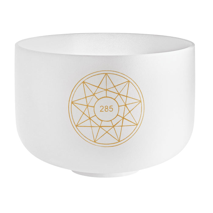 MEINL Sonic Energy Solfeggio Crystal Singing Bowl 10" - C#4/285 Hz