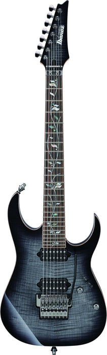 IBANEZ j.custom RG Electric Guitar 7-String - Black Rutile + Case