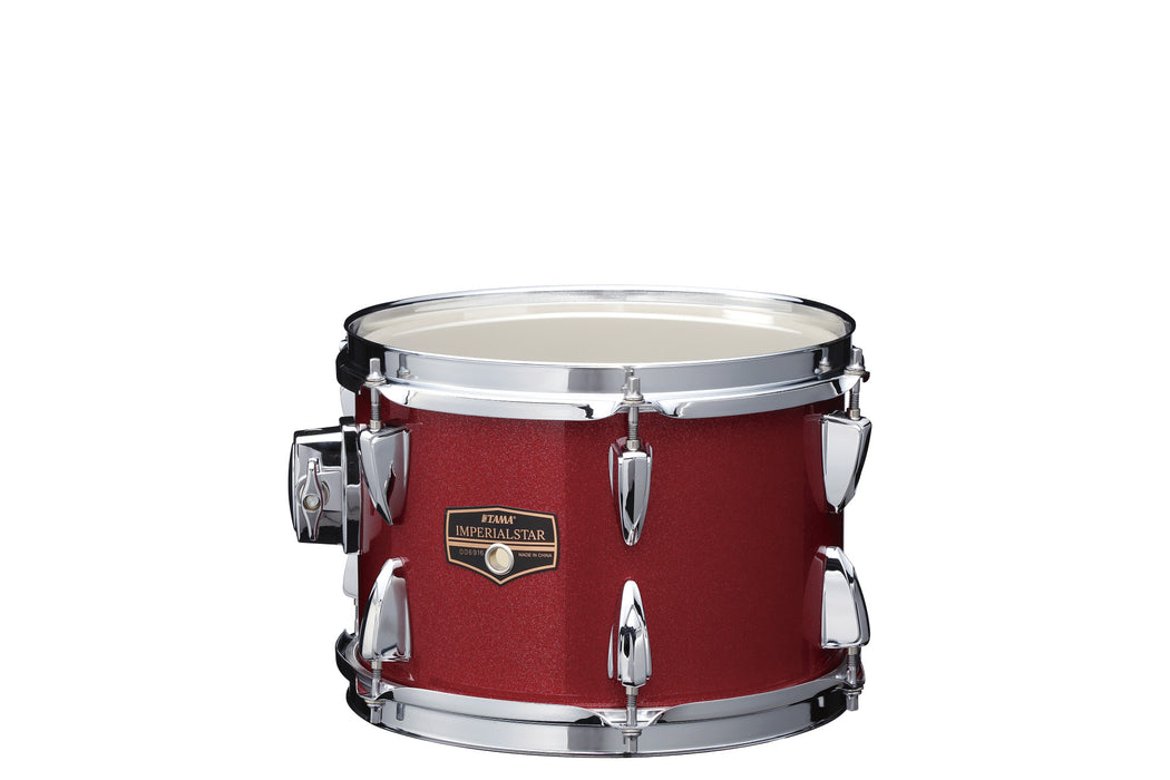TAMA Imperialstar Rack Tom 10" x 7" - Burnt Red Mist/Chrome HW