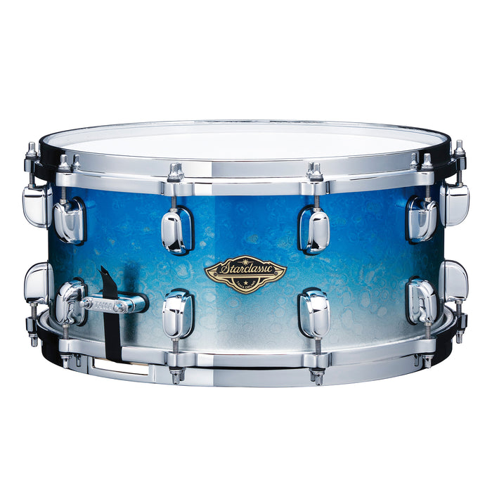 TAMA Starclassic Walnut/Birch Snare Drum 14" x 6,5" - Molten Blue Ice Fade/Chrome HW