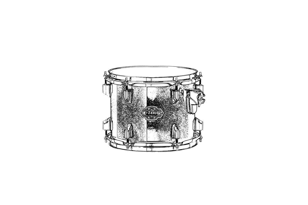 TAMA Concert Tom 10" x 8" - Vintage Antique Maple/Chrome HW
