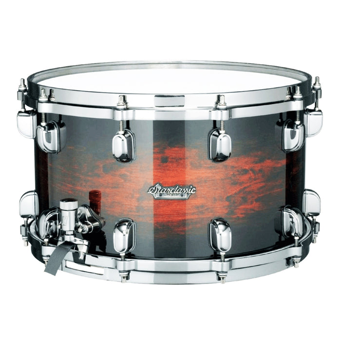 TAMA Starclassic Maple Snare Drum 14" x 8" - Dark Mocha Burst/Chrom HW