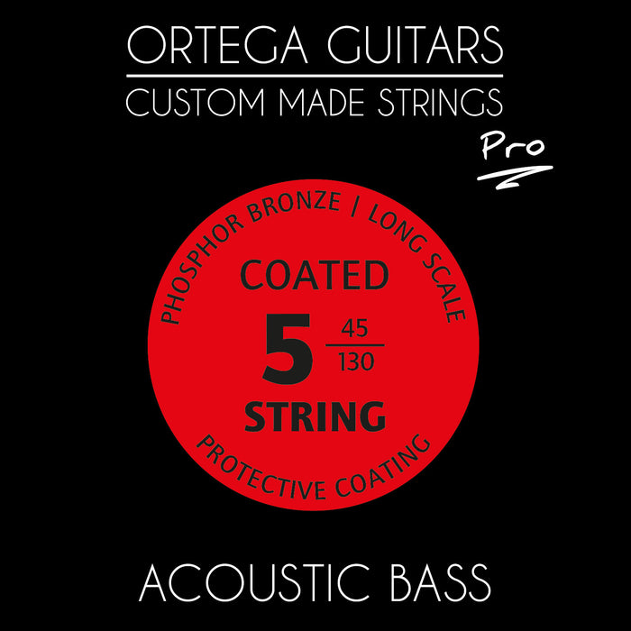 ORTEGA Custom Made Strings Pro - Acoustic Bass 5 String