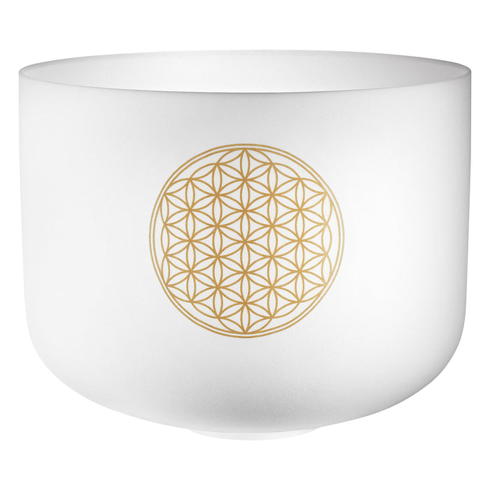 MEINL Sonic Energy 16" Flower of Life Crystal Singing Bowl, 128 Hz / C3