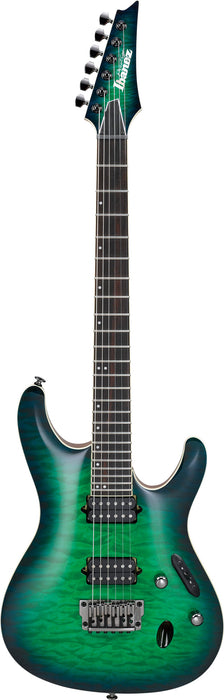 IBANEZ Prestige S E-Gitarre 6-String - Surreal Blue Burst Gloss + Koffer