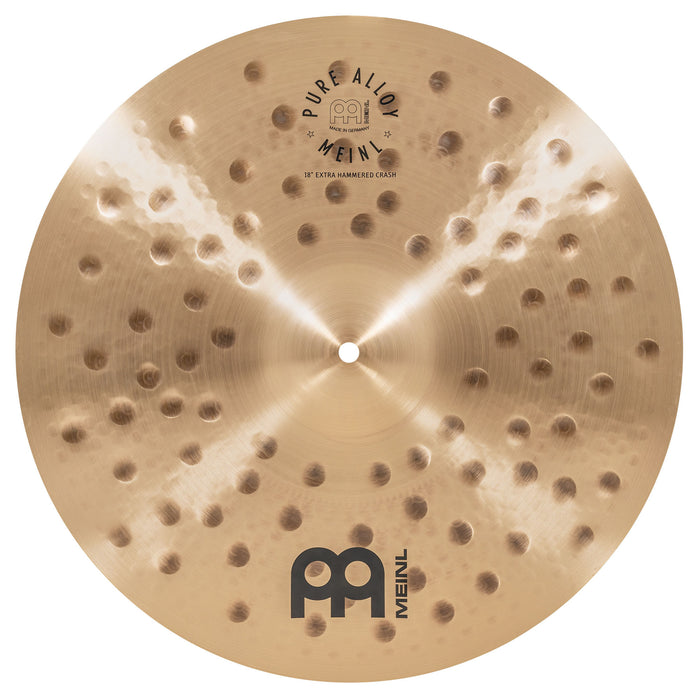 MEINL Cymbals Pure Alloy Extra Hammered Crash - 18"