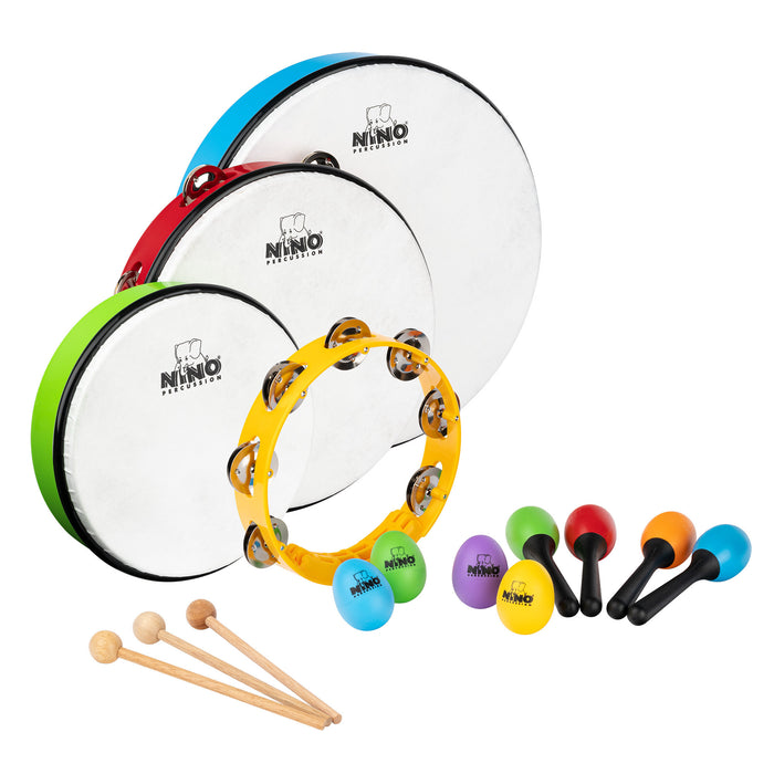 NINO Percussion Kids Mixed Rhythm Set - 12 Pcs.