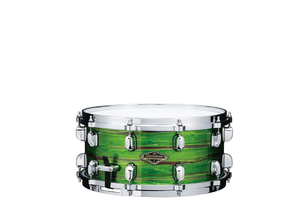 TAMA Starclassic Walnut/Birch Snare Drum 14" x 8" - Lacquer Shamrock Oyster/Chrome HW