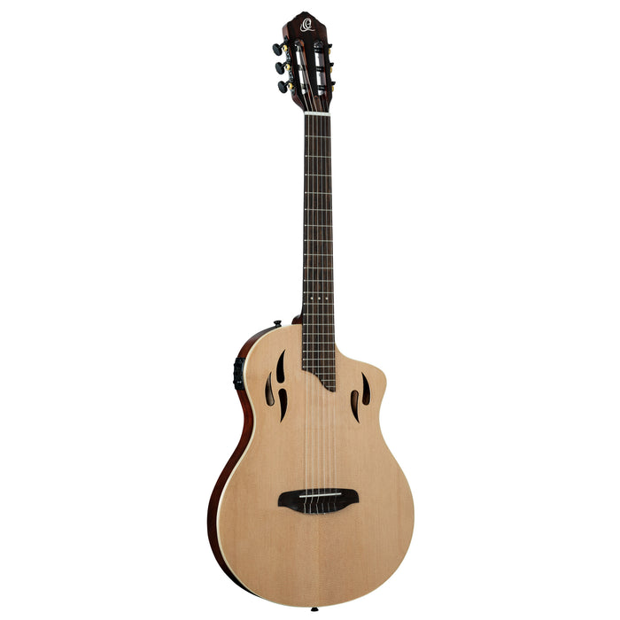 ORTEGA TourPlayer DeLuxe Nylon String Guitar 6-String - Spruce Natural + Gig Bag