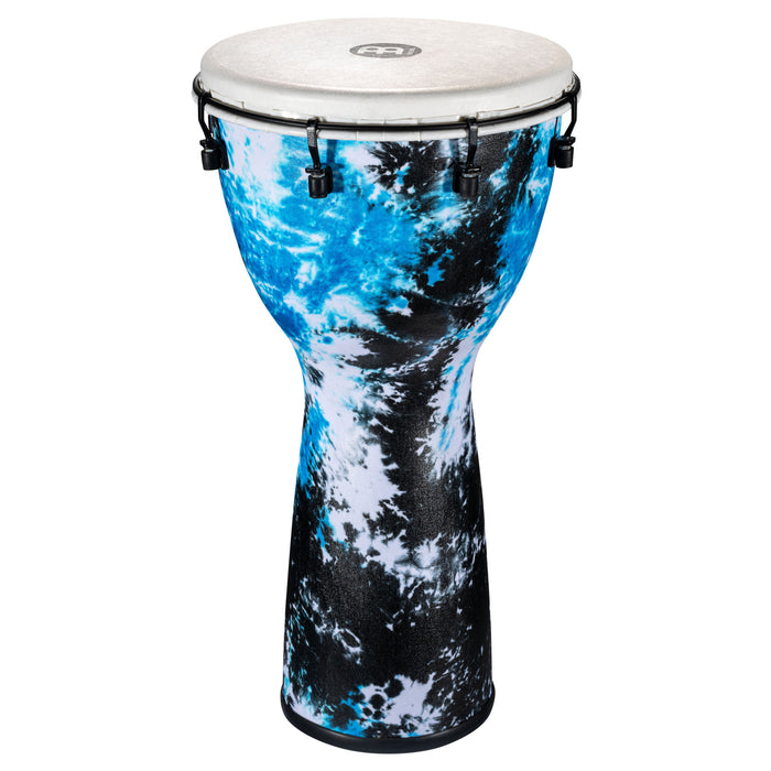 MEINL Percussion Alpine Djembe 12" - Synthetic Head - Galactic Blue Tie Dye