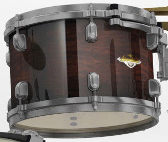 TAMA Starclassic Maple Lacquer Rack Tom 10" x 8" - Dark Mocha Burst/Smoked Black Nickel HW