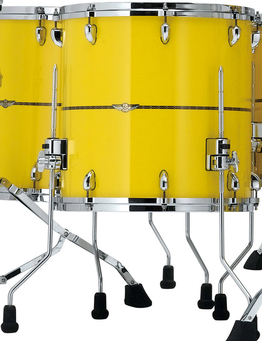 TAMA STAR Walnut Floor Tom 14" x 13" - Sunny Yellow Lacquer/Chrome HW