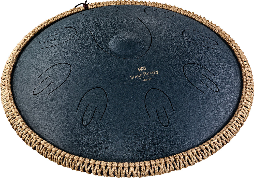 MEINL Sonic Energy Octave Steel Tongue Drum 16" - D Amara/9 Notes/440 Hz - Navy Blue