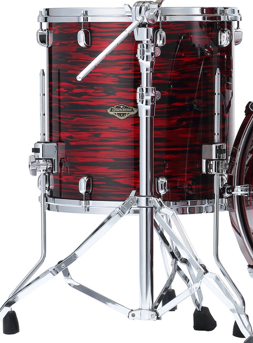 TAMA Starclassic Maple Duracover Wrap Floor Tom 18" x 16" - Red Oyster/Chrome HW