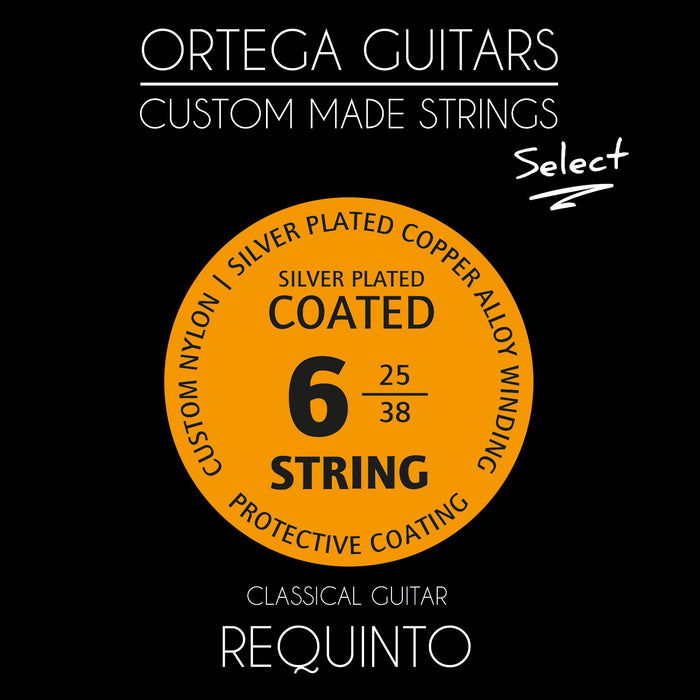 ORTEGA Custom Made Strings Select String Set - Requinto Guitar 6 String