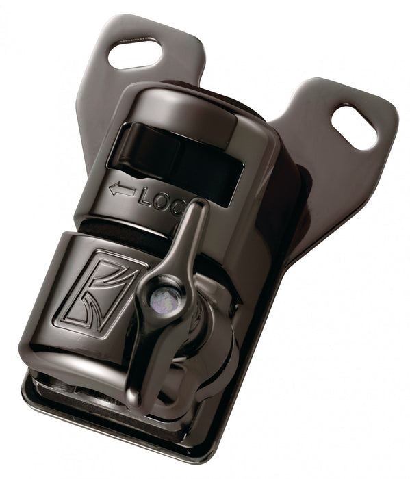 Tama Hardware Quick-Lock Tom Bracket for Aluminum Star-Cast Mounting System - Upgrade Pack - Black Nickel