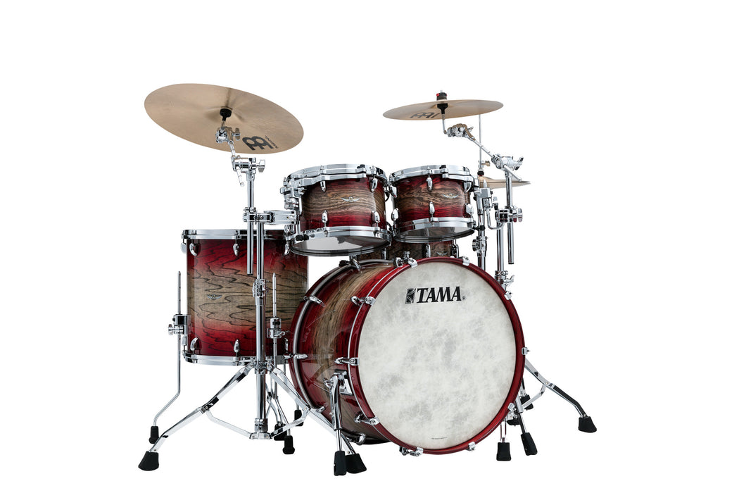 TAMA STAR Walnut Shell Kit 4 pcs - Garnet Japanese Sen Burst/Chrome HW