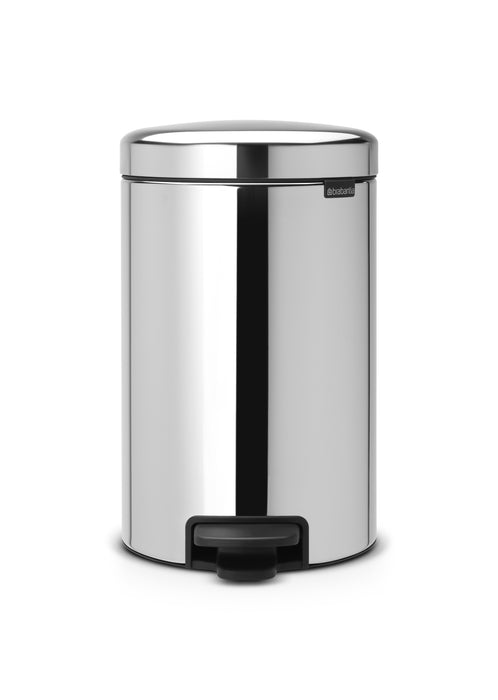 Brabantia Newicon 12l pedal waste basket steel 113581