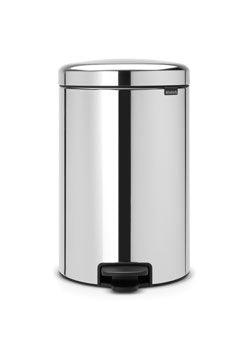 Brabantia Newicon 20l pedal waste basket polished steel 113987