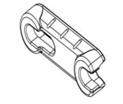 TAMA Strap Holding Plate for MLS30A/B & MLS50 - Chrome