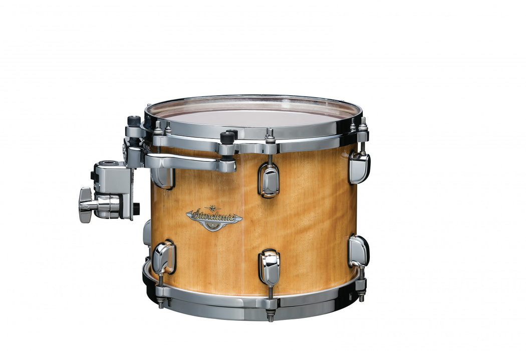 TAMA Starclassic Maple Exotic Rack Tom 8" x 6" - Gloss Natural Movingui/Chrome HW
